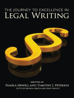 cover image of The Journey To Excellence In Legal Writing